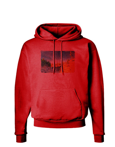 Castlewood Canyon Watercolor Hoodie Sweatshirt-Hoodie-TooLoud-Red-Small-Davson Sales
