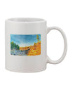 Castlewood Canyon Watercolor Printed 11 oz Coffee Mug - Exquisite Drinkware Expertise-11 OZ Coffee Mug-TooLoud-White-Davson Sales