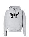 Cat Silhouette Design Hoodie Sweatshirt by TooLoud-Hoodie-TooLoud-AshGray-Small-Davson Sales