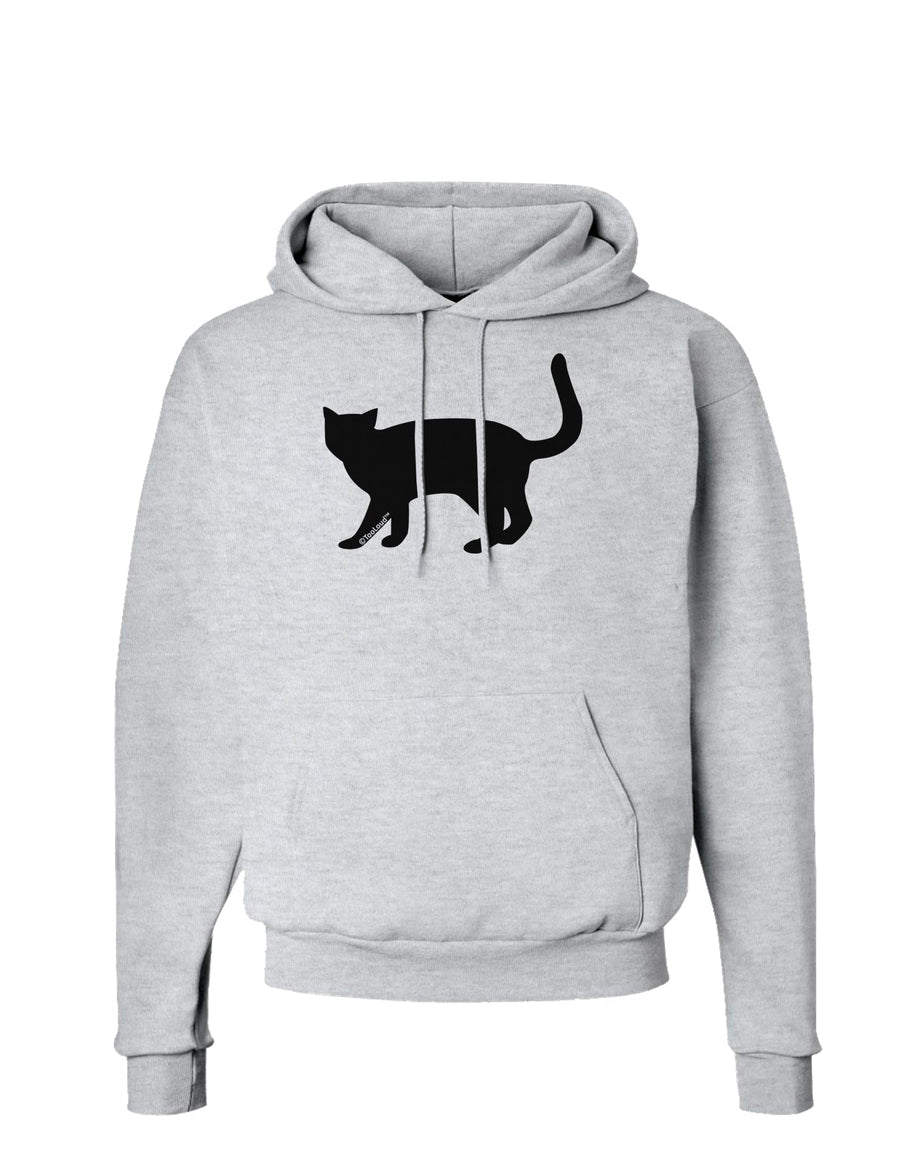 Cat Silhouette Design Hoodie Sweatshirt by TooLoud-Hoodie-TooLoud-White-Small-Davson Sales