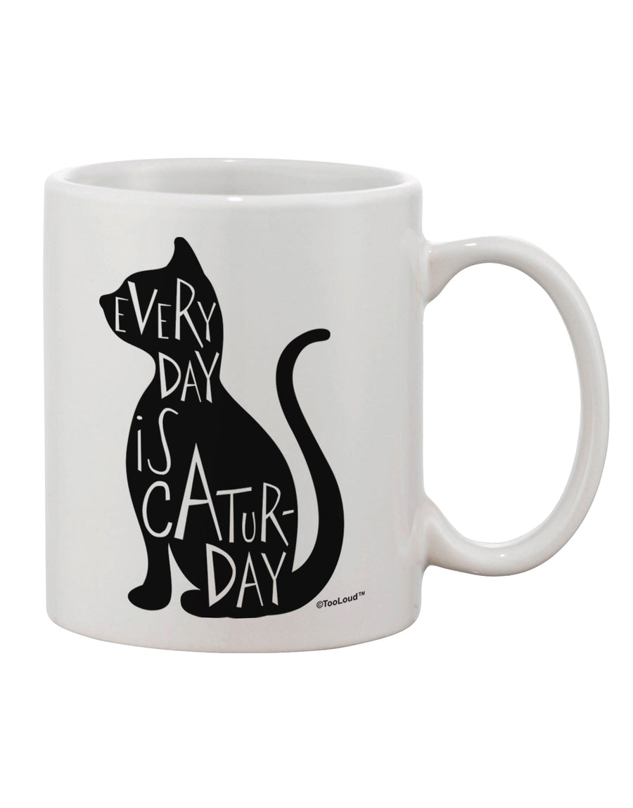 Cat Silhouette Printed 11 oz Coffee Mug - Perfect for Every Day Sipping!-11 OZ Coffee Mug-TooLoud-White-Davson Sales