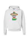 Cat with Sombrero and Poncho Hoodie Sweatshirt by TooLoud-Hoodie-TooLoud-White-Small-Davson Sales