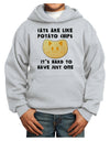 Cats Are Like Potato Chips Youth Hoodie Pullover Sweatshirt-Youth Hoodie-TooLoud-Ash-XS-Davson Sales