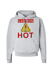 Caution Hot Chili Pepper Sign Hoodie Sweatshirt-Hoodie-TooLoud-AshGray-Small-Davson Sales