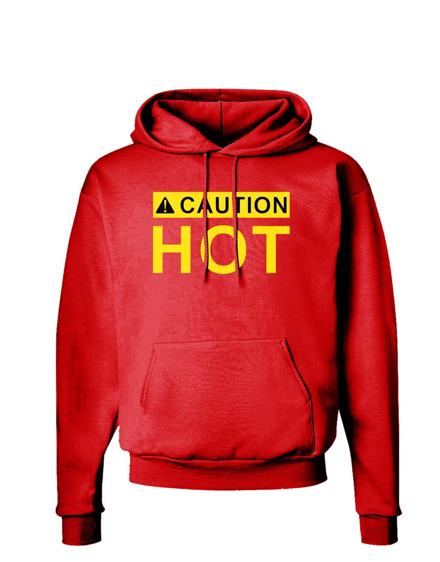 Caution Hot Warning Sign Dark Hoodie Sweatshirt-Hoodie-TooLoud-Black-Small-Davson Sales