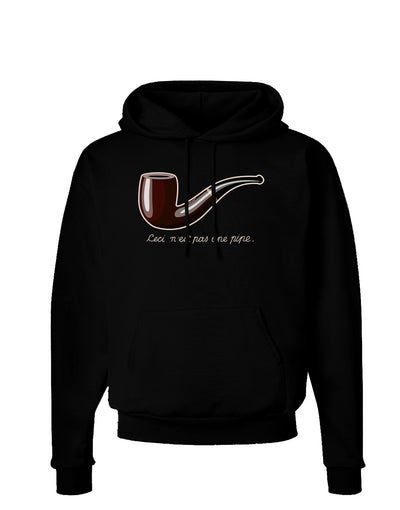 Ceci n'est pas une pipe Dark Hoodie Sweatshirt-Hoodie-TooLoud-Black-Small-Davson Sales