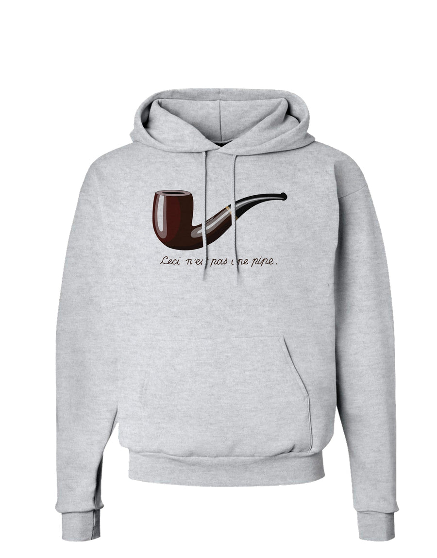 Ceci n'est pas une pipe Hoodie Sweatshirt-Hoodie-TooLoud-White-Small-Davson Sales