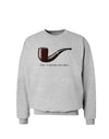 Ceci n'est pas une pipe Sweatshirt-Sweatshirts-TooLoud-AshGray-Small-Davson Sales