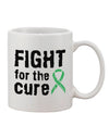Celiac Disease Awareness - Light Green Ribbon Printed 11 oz Coffee Mug - TooLoud-11 OZ Coffee Mug-TooLoud-White-Davson Sales