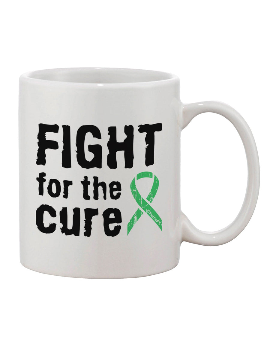 Celiac Disease Awareness - Light Green Ribbon Printed 11 oz Coffee Mug - TooLoud