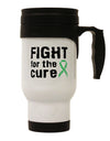 Celiac Disease Awareness - Light Green Ribbon Stainless Steel 14 OZ Travel Mug - TooLoud-Travel Mugs-TooLoud-White-Davson Sales