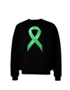 Celiac Disease Awareness Ribbon - Light Green Adult Dark Sweatshirt-Sweatshirts-TooLoud-Black-Small-Davson Sales