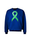 Celiac Disease Awareness Ribbon - Light Green Adult Dark Sweatshirt-Sweatshirts-TooLoud-Deep-Royal-Blue-Small-Davson Sales