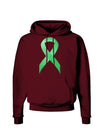 Celiac Disease Awareness Ribbon - Light Green Dark Hoodie Sweatshirt-Hoodie-TooLoud-Maroon-Small-Davson Sales