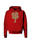 Celtic Knot 4 Leaf Clover St Patricks Dark Hoodie Sweatshirt-Hoodie-TooLoud-Red-Small-Davson Sales