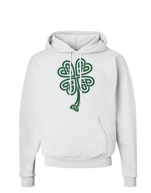 Celtic Knot 4 Leaf Clover St Patricks Hoodie Sweatshirt-Hoodie-TooLoud-White-Small-Davson Sales