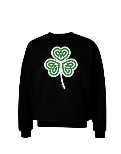 Celtic Knot Irish Shamrock Adult Dark Sweatshirt-Sweatshirts-TooLoud-Black-Small-Davson Sales