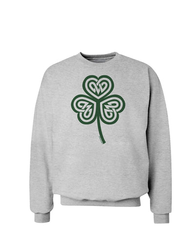 Celtic Knot Irish Shamrock Sweatshirt-Sweatshirts-TooLoud-AshGray-Small-Davson Sales