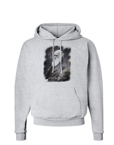 Charles Darwin In Space Hoodie Sweatshirt by TooLoud-Hoodie-TooLoud-AshGray-Small-Davson Sales