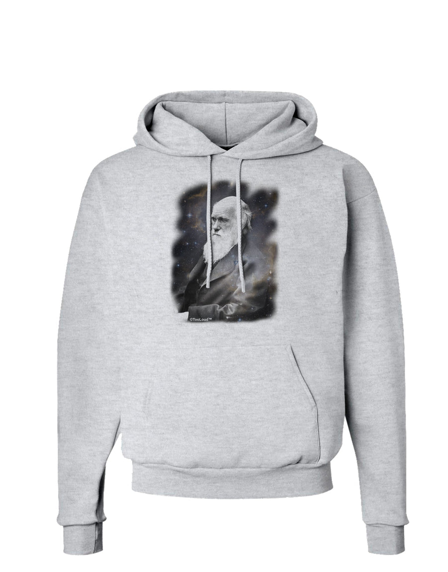 Charles Darwin In Space Hoodie Sweatshirt by TooLoud-Hoodie-TooLoud-White-Small-Davson Sales