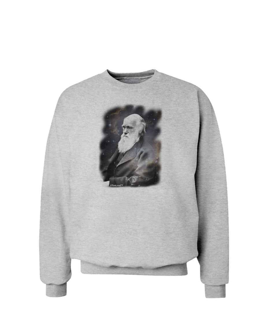 Charles Darwin In Space Sweatshirt by TooLoud-Sweatshirts-TooLoud-White-Small-Davson Sales