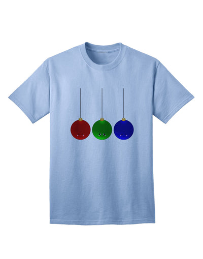 Charming Christmas Ornaments Adult T-Shirt - A Festive Ecommerce Exclusive-Mens T-shirts-TooLoud-Light-Blue-Small-Davson Sales