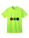 Charming Christmas Ornaments Adult T-Shirt - A Festive Ecommerce Exclusive-Mens T-shirts-TooLoud-Neon-Green-Small-Davson Sales