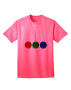 Charming Christmas Ornaments Adult T-Shirt - A Festive Ecommerce Exclusive-Mens T-shirts-TooLoud-Neon-Pink-Small-Davson Sales