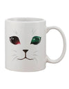 Charming Cosmic Feline Design on an 11 oz Coffee Mug - TooLoud