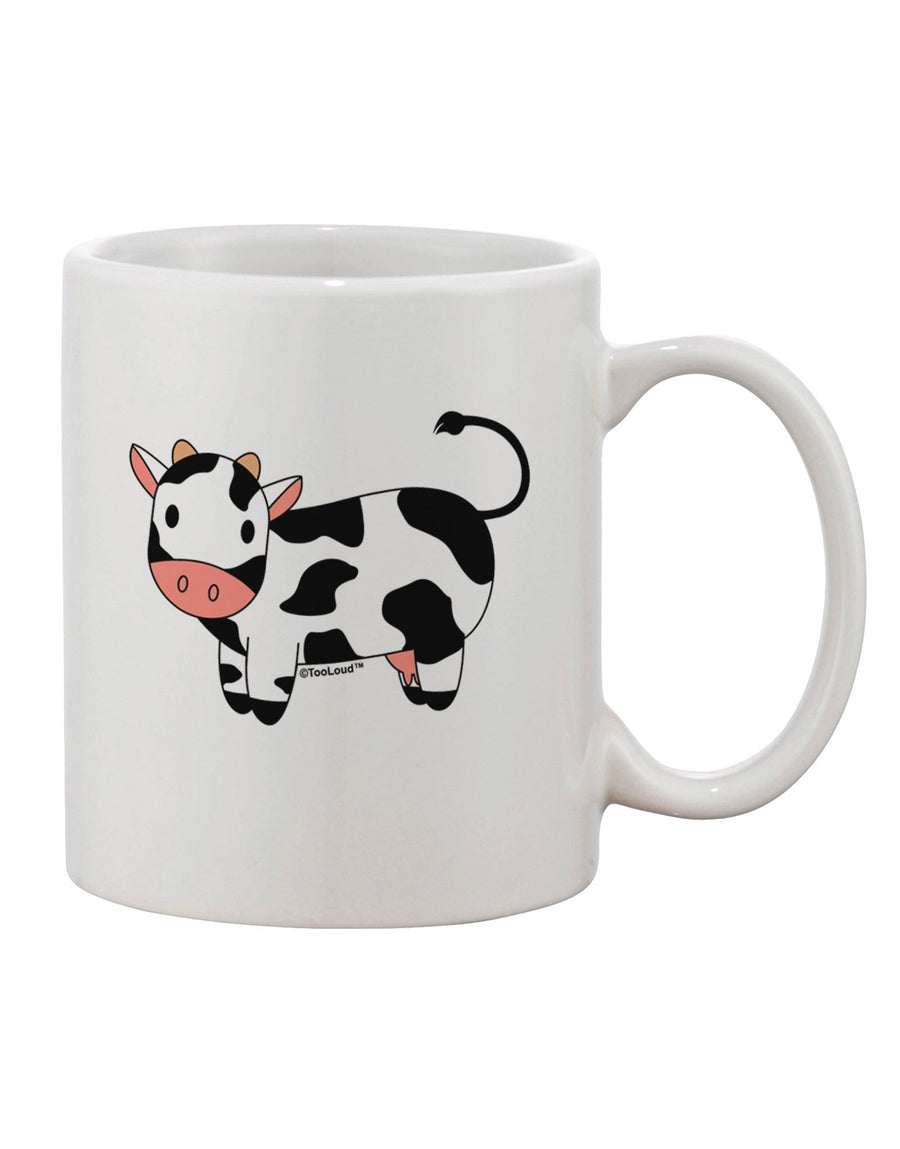 Charming Cow Patterned 11 oz Coffee Mug - TooLoud-11 OZ Coffee Mug-TooLoud-White-Davson Sales