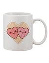 Charming Heart Print 11 oz Coffee Mug - TooLoud-11 OZ Coffee Mug-TooLoud-White-Davson Sales