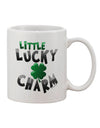 Charming Little Lucky Charm Printed 11 oz Coffee Mug - TooLoud-11 OZ Coffee Mug-TooLoud-White-Davson Sales