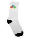 Charming RPG Slime Trio Adult Crew Socks - by TooLoud-Socks-TooLoud-White-Ladies-4-6-Davson Sales