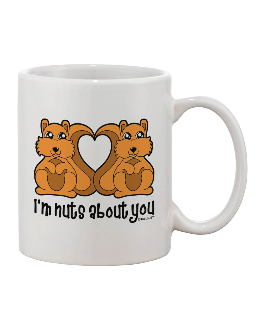 Charming Squirrels - A Delightful Expression of Affection on an 11 oz Coffee Mug by TooLoud-11 OZ Coffee Mug-TooLoud-White-Davson Sales