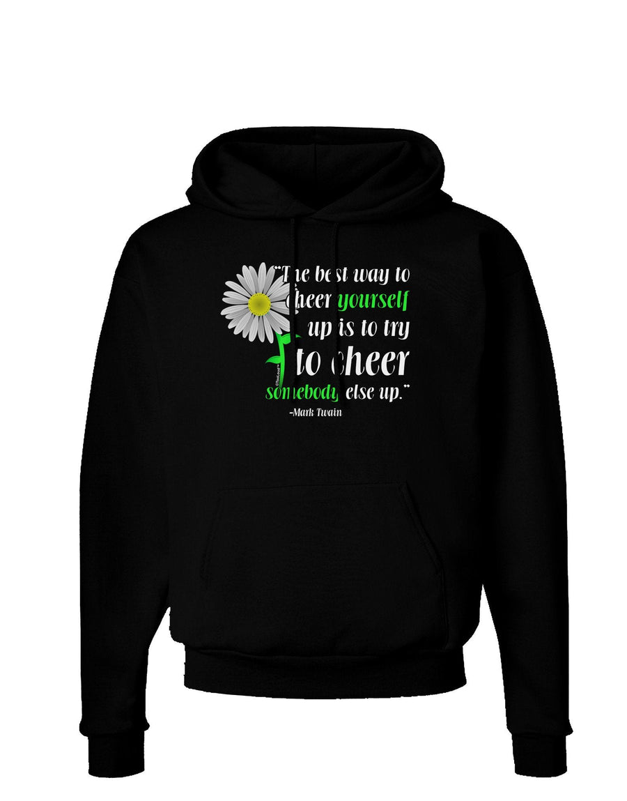 Cheer Yourself Up Mark Twain Dark Hoodie Sweatshirt-Hoodie-TooLoud-Black-XXX-Large-Davson Sales