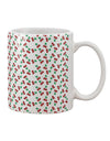 Cherries Abound: A Captivating 11 oz Coffee Mug for Discerning Drinkware Enthusiasts - TooLoud-11 OZ Coffee Mug-TooLoud-White-Davson Sales