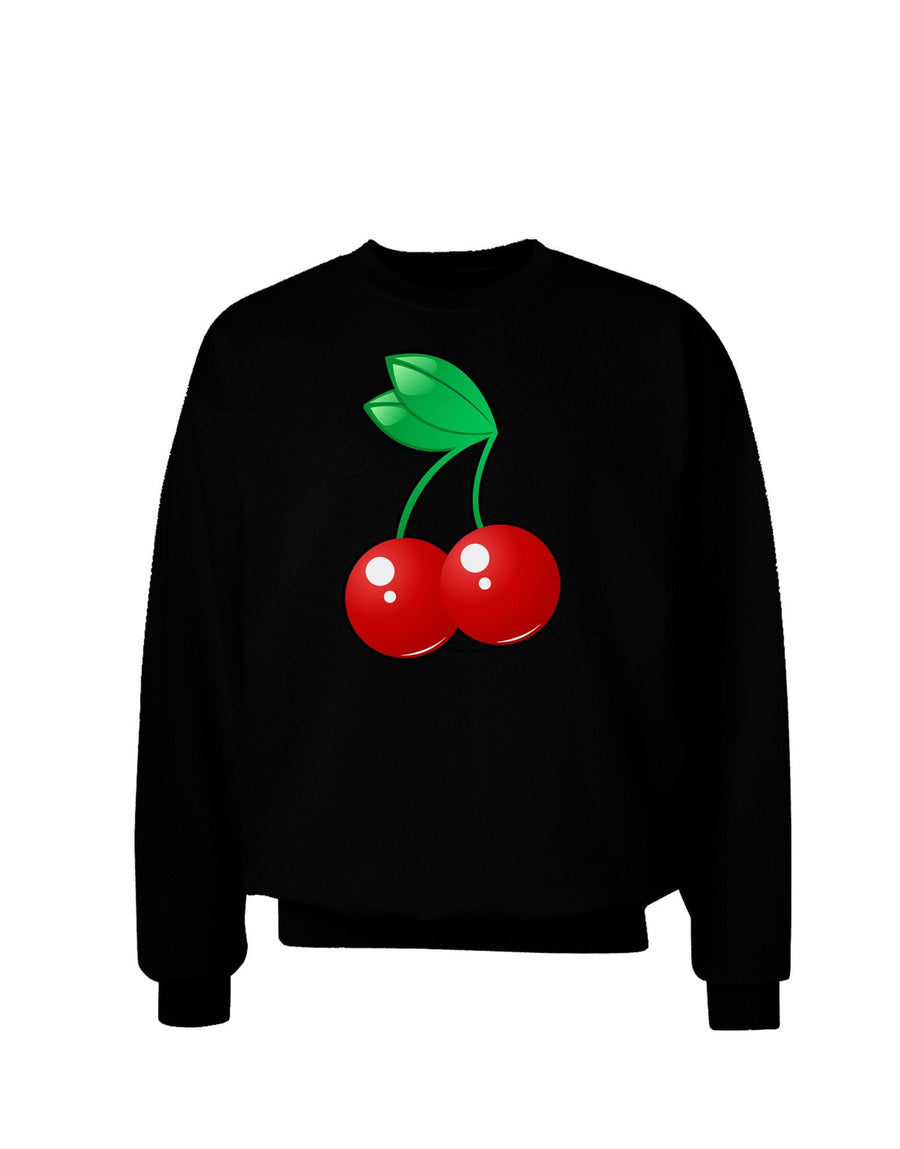 Cherries Adult Dark Sweatshirt-Sweatshirts-TooLoud-Black-XXX-Large-Davson Sales