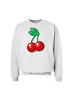 Cherries Sweatshirt-Sweatshirts-TooLoud-White-XXX-Large-Davson Sales