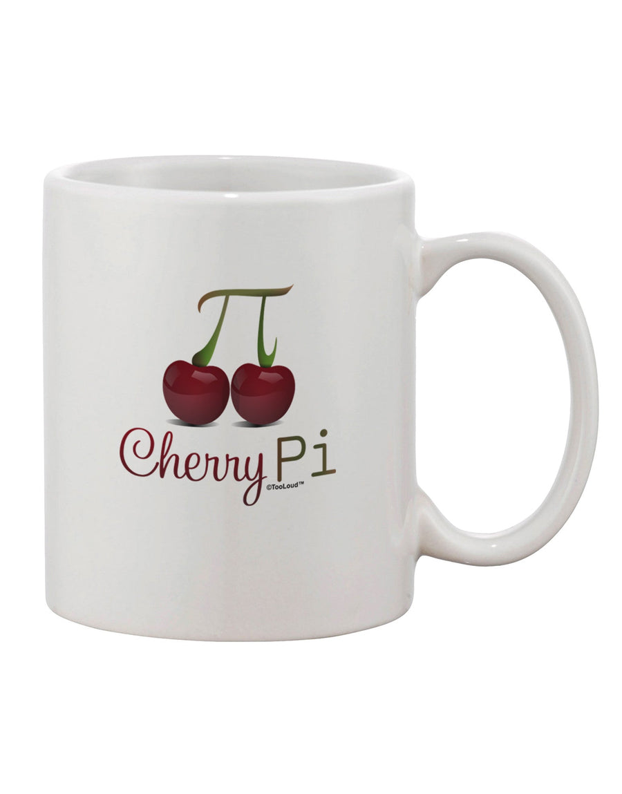 Cherry Pi 11 oz Coffee Mug - Expertly Crafted Drinkware-11 OZ Coffee Mug-TooLoud-White-Davson Sales