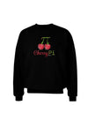 Cherry Pi Adult Dark Sweatshirt-Sweatshirts-TooLoud-Black-Small-Davson Sales