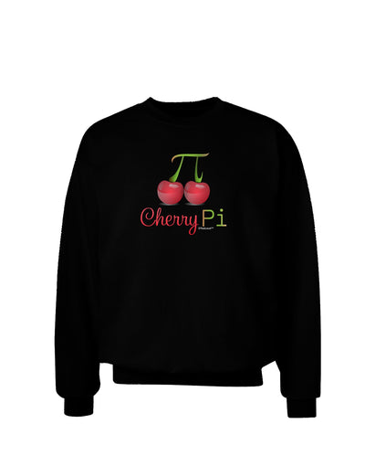Cherry Pi Adult Dark Sweatshirt-Sweatshirts-TooLoud-Black-Small-Davson Sales