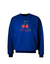 Cherry Pi Adult Dark Sweatshirt-Sweatshirts-TooLoud-Deep-Royal-Blue-Small-Davson Sales