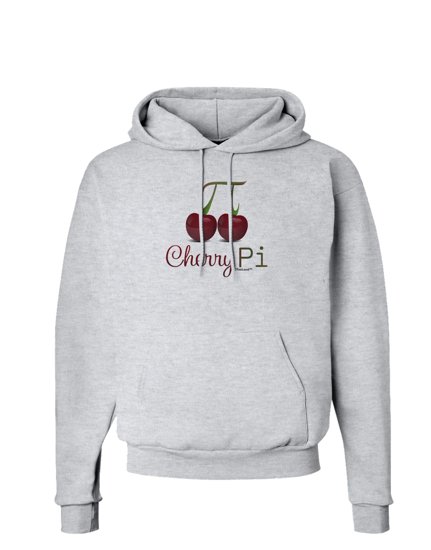 Cherry Pi Hoodie Sweatshirt-Hoodie-TooLoud-AshGray-Small-Davson Sales