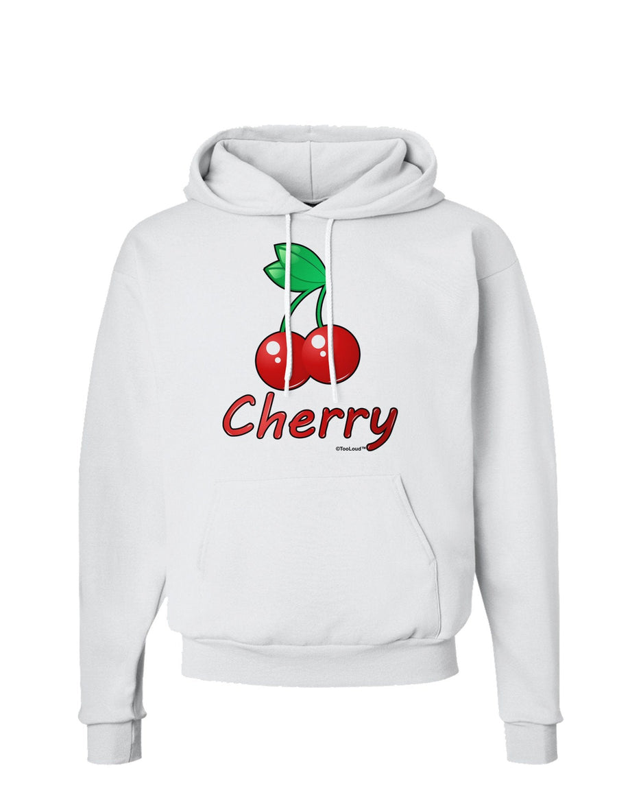 Cherry Text Hoodie Sweatshirt-Hoodie-TooLoud-White-XXX-Large-Davson Sales