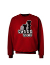 Chess Club Adult Dark Sweatshirt by TooLoud-Sweatshirts-TooLoud-Deep-Red-Small-Davson Sales