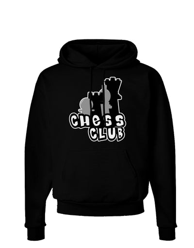 Chess Club Dark Hoodie Sweatshirt by TooLoud-Hoodie-TooLoud-Black-Small-Davson Sales