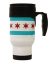 Chicago Flag AOP Stainless Steel 14oz Travel Mug All Over Print-Travel Mugs-TooLoud-White-Davson Sales