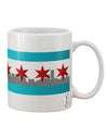 Chicago Flag Skyline AOP Printed 11 oz Coffee Mug - Crafted for Discerning Drinkware Enthusiasts-11 OZ Coffee Mug-TooLoud-White-Davson Sales