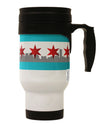 Chicago Flag Skyline AOP Stainless Steel 14oz Travel Mug All Over Print-Travel Mugs-TooLoud-White-Davson Sales