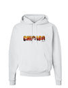 Chicago Skyline Cutout - Sunset Sky Hoodie Sweatshirt by TooLoud-Hoodie-TooLoud-White-Small-Davson Sales